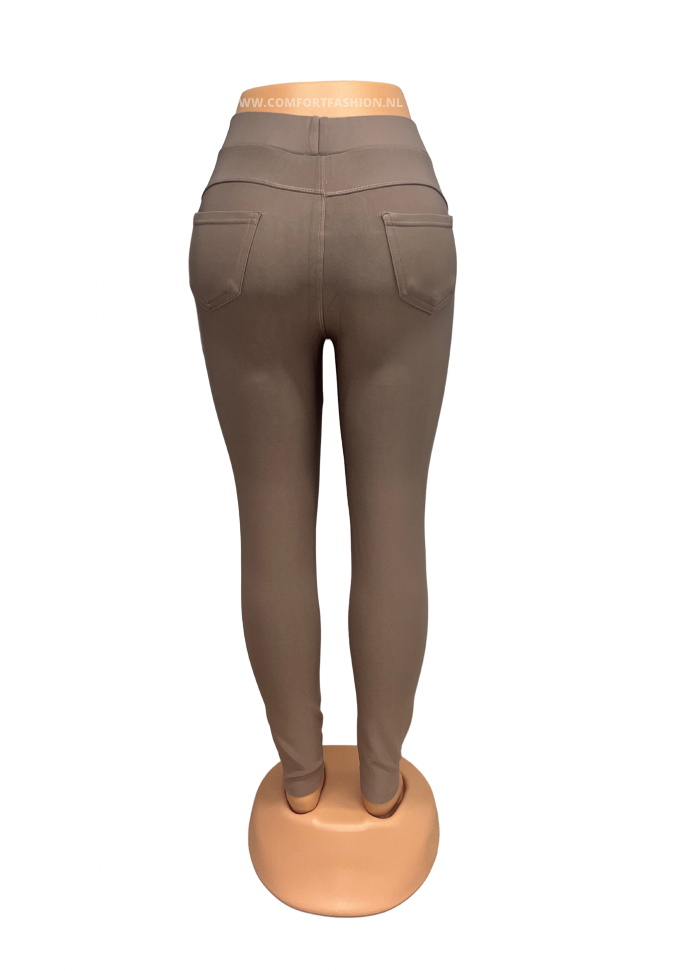 -PANTALÓN CONFORT TAUPE