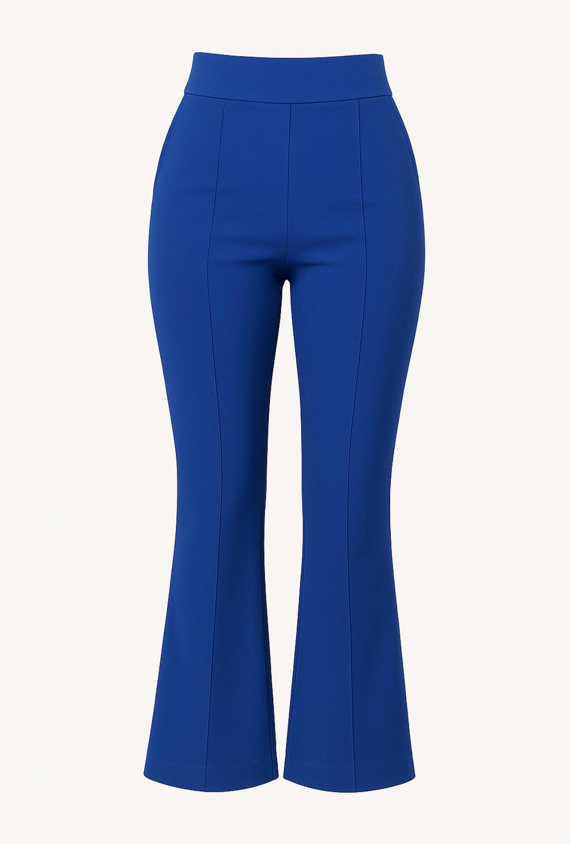 -COMFORTBROEK FLARED TALL ROYAL BLAUW
