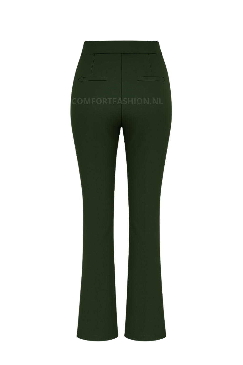 HY359- COMFORTBROEK FLAIR OLIJFGROEN