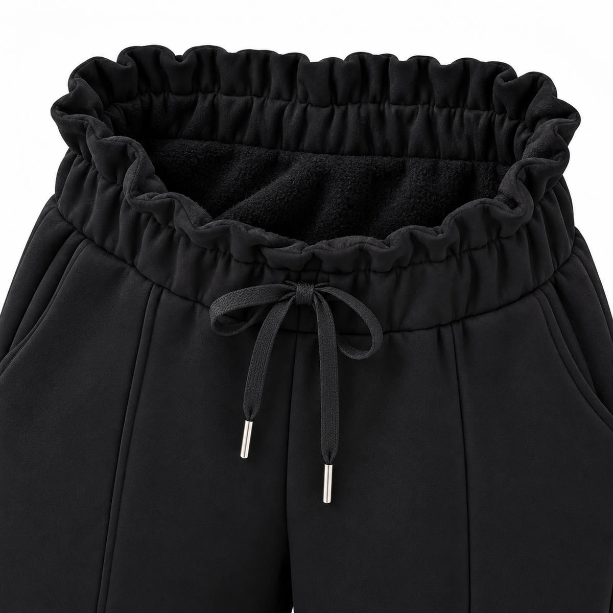 R605- COMFORTBROEK STRAIGHTLEG THERMO ZWART