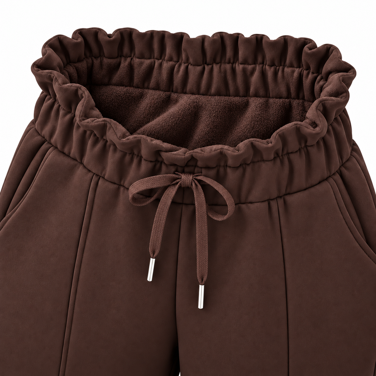 R605- COMFORTBROEK STRAIGHTLEG DONKERBRUIN THERMO