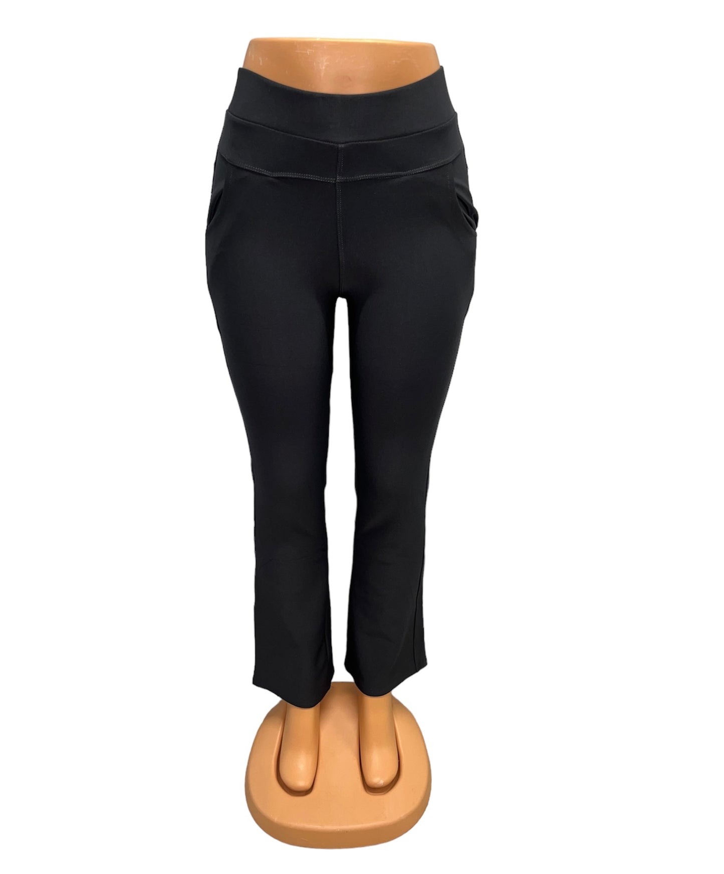 -COMFORT PANTS DARK GREY FLARED