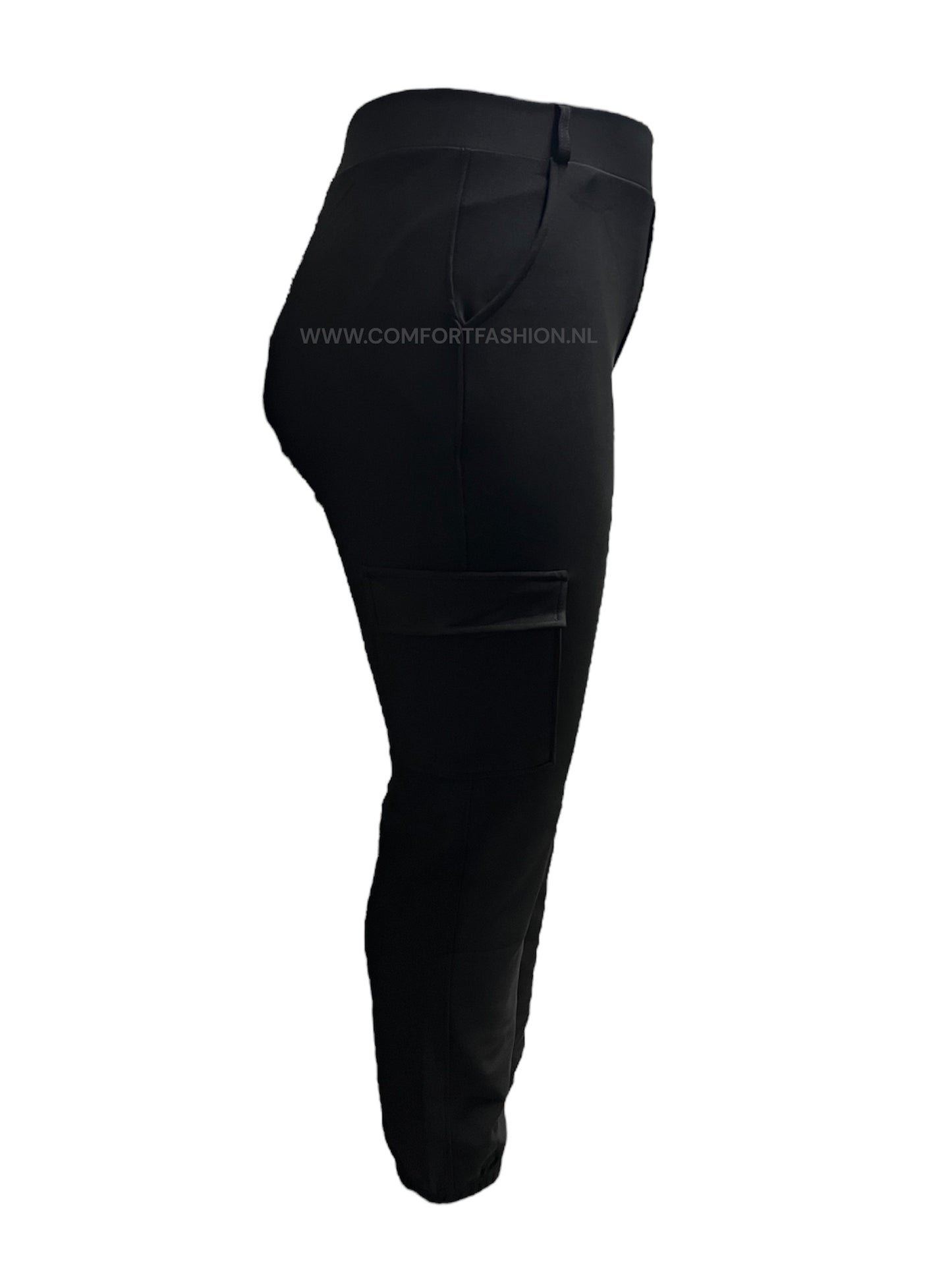 R266 -COMFORTBROEK CARGO ZWART