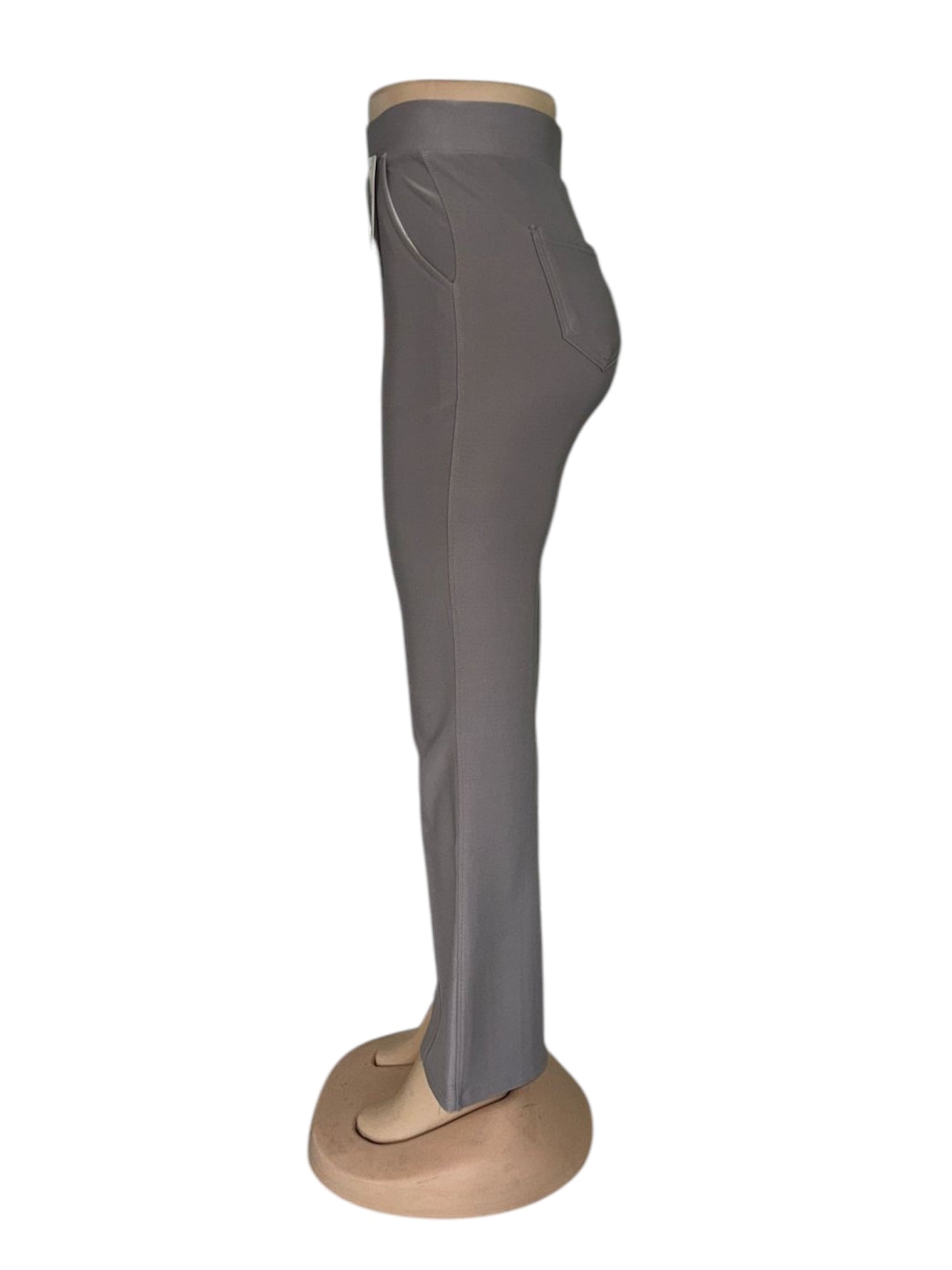 -COMFORTBROEK FLARED TALL LICHTGRIJS