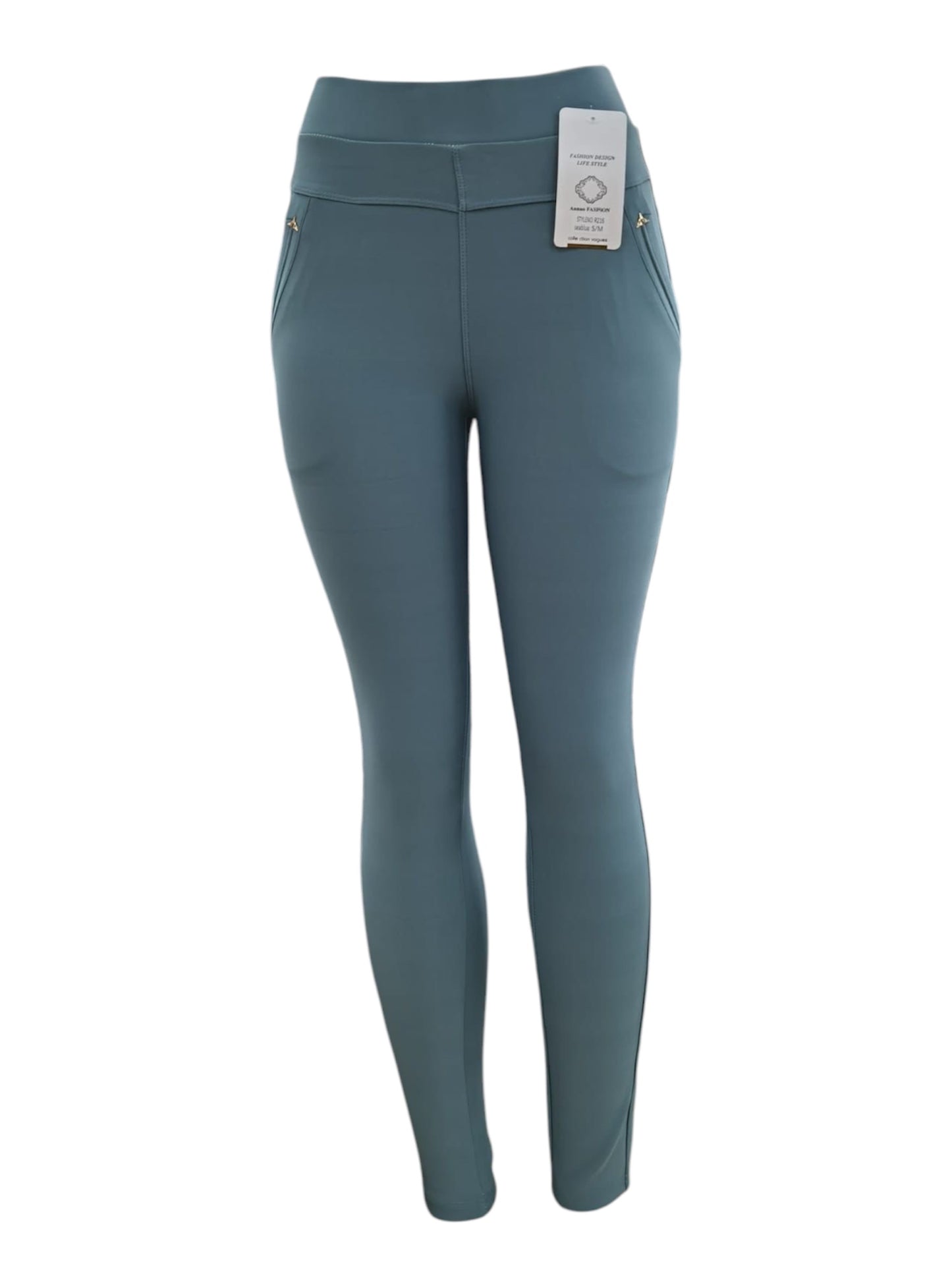 -COMFORTBROEK ZEE BLAUW
