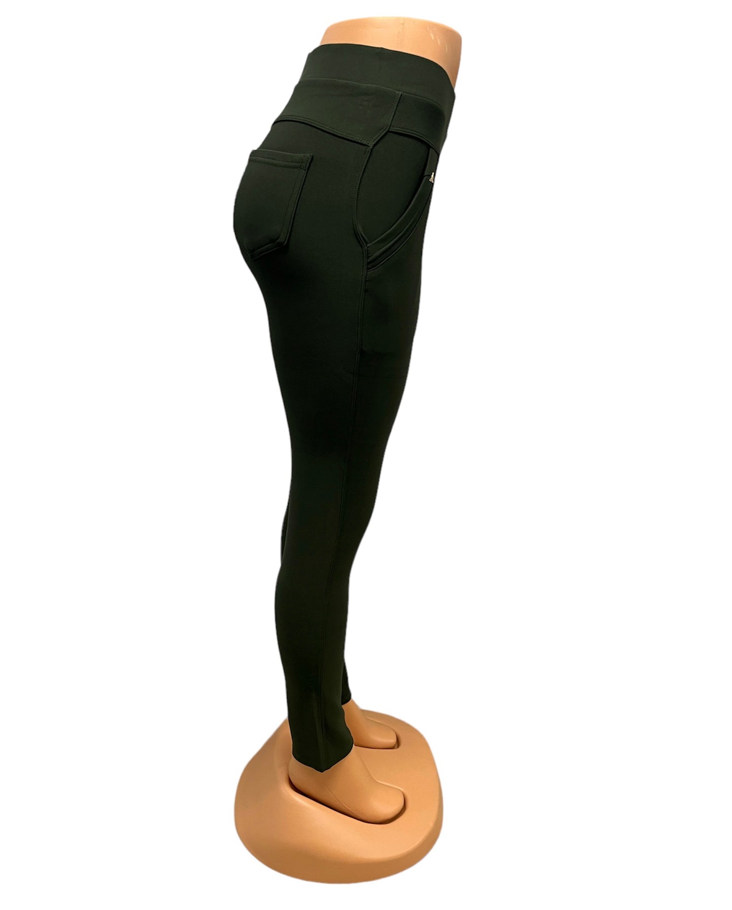 -PANTALÓN CONFORT VERDE OLIVA