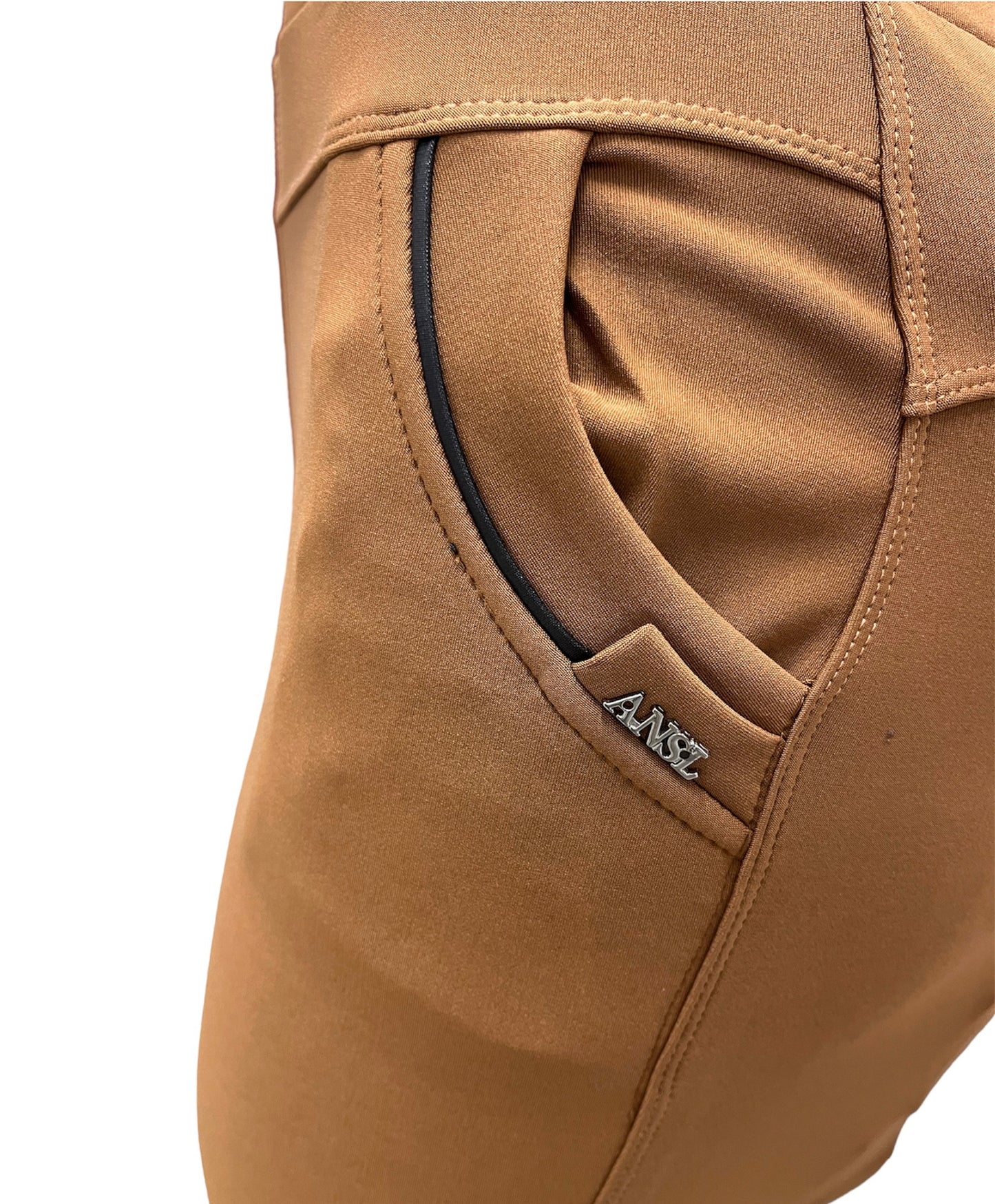 -COMFORTBROEK CAMEL ANSL