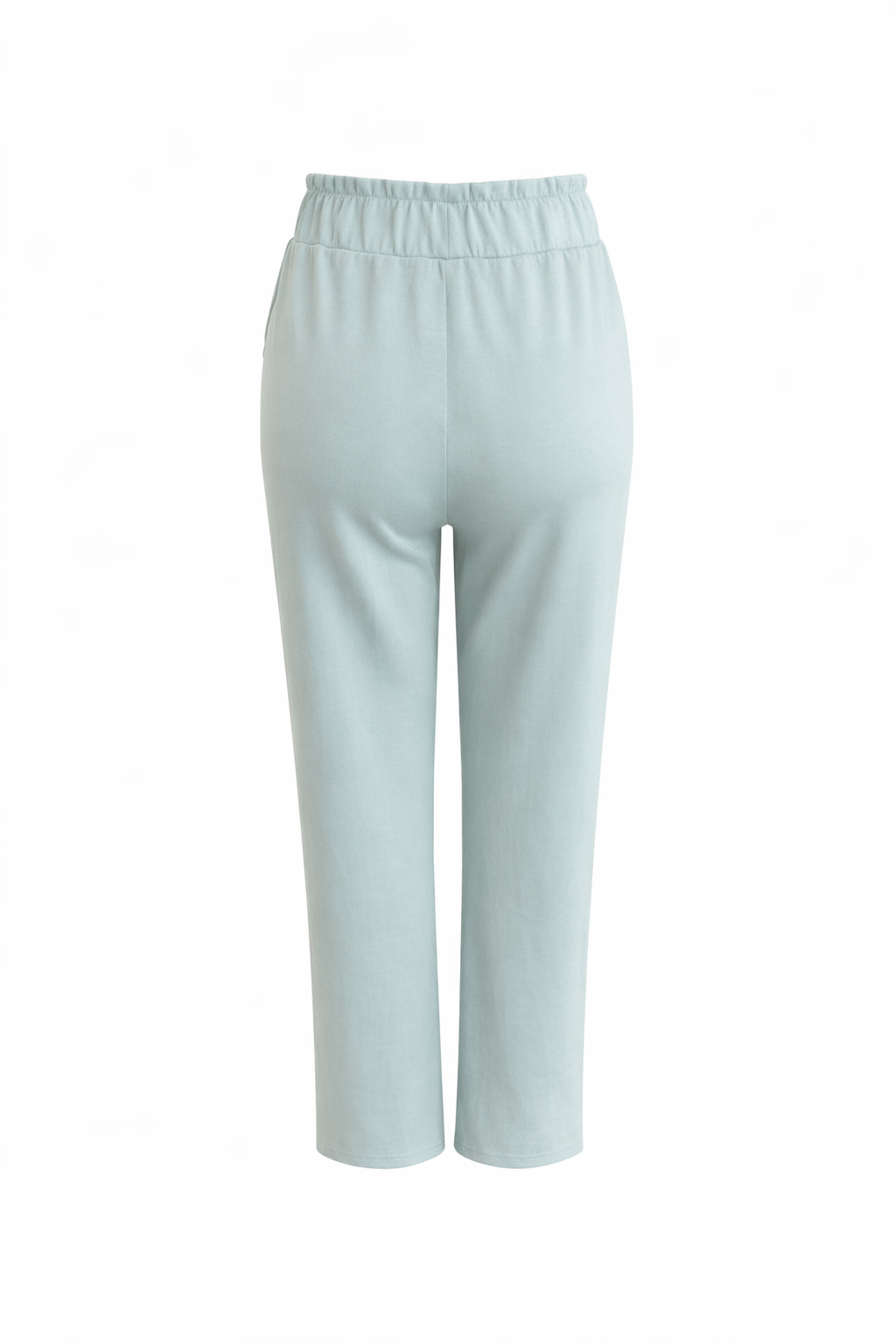 R602- COMFORTBROEK STRAIGHTLEG VETERS MINTGROEN ZOMERSTOF