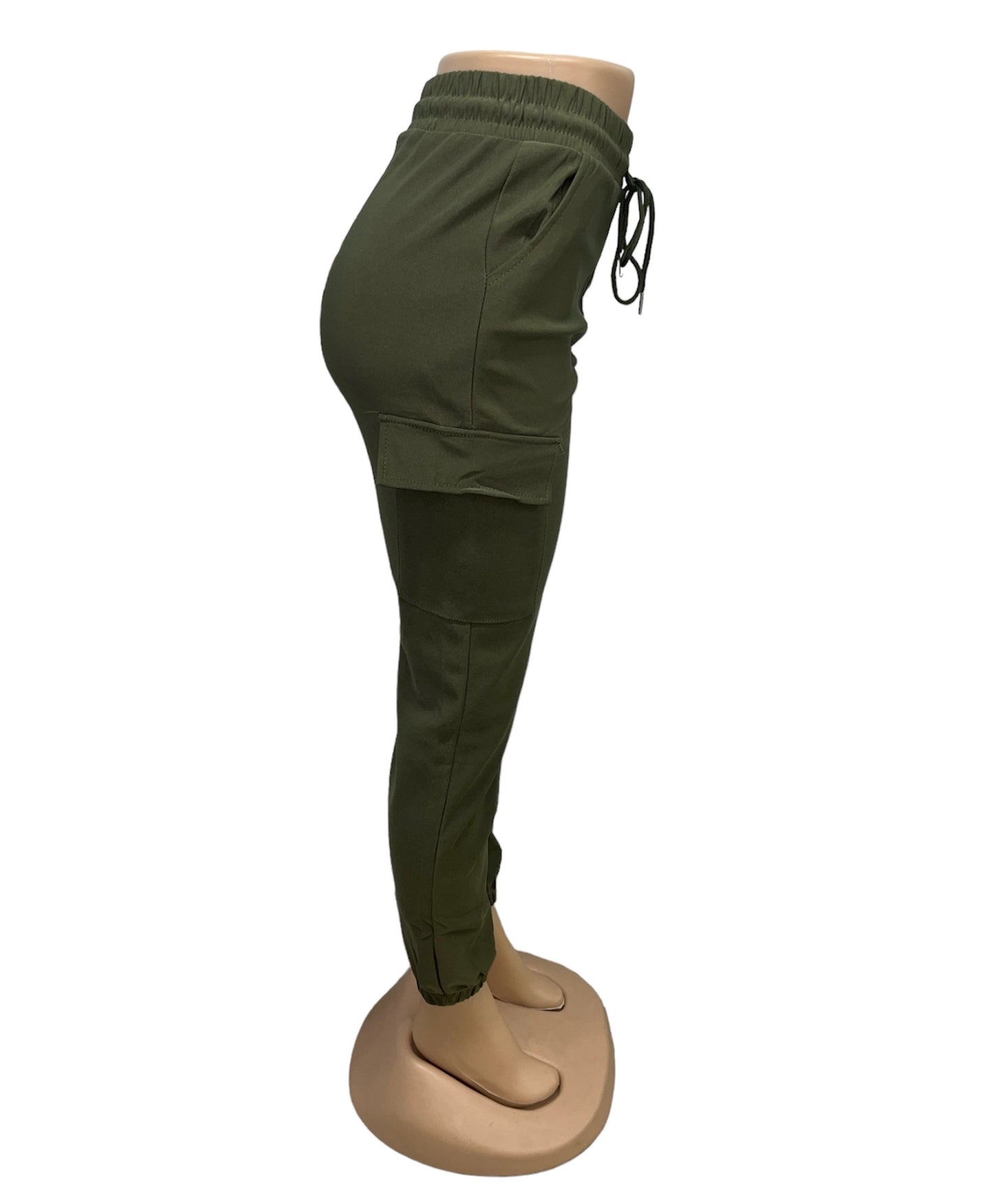 -PANTALONES CARGO CONFORT VERDE