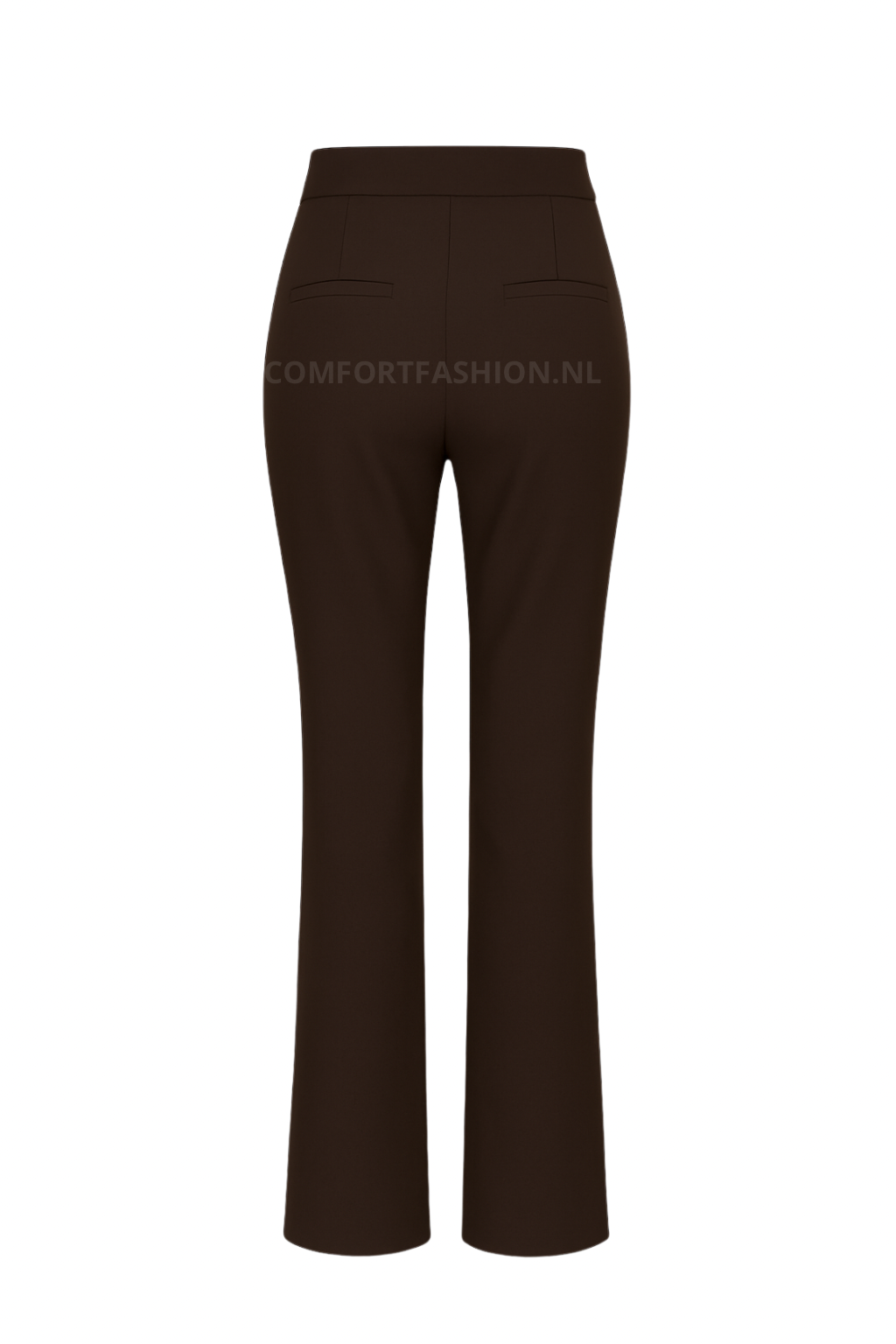 HY359- COMFORTBROEK FLAIR DONKERBRUIN