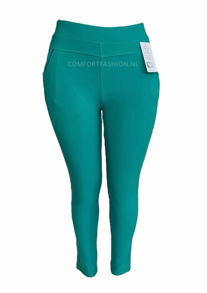 -COMFORTBROEK MINTGROEN