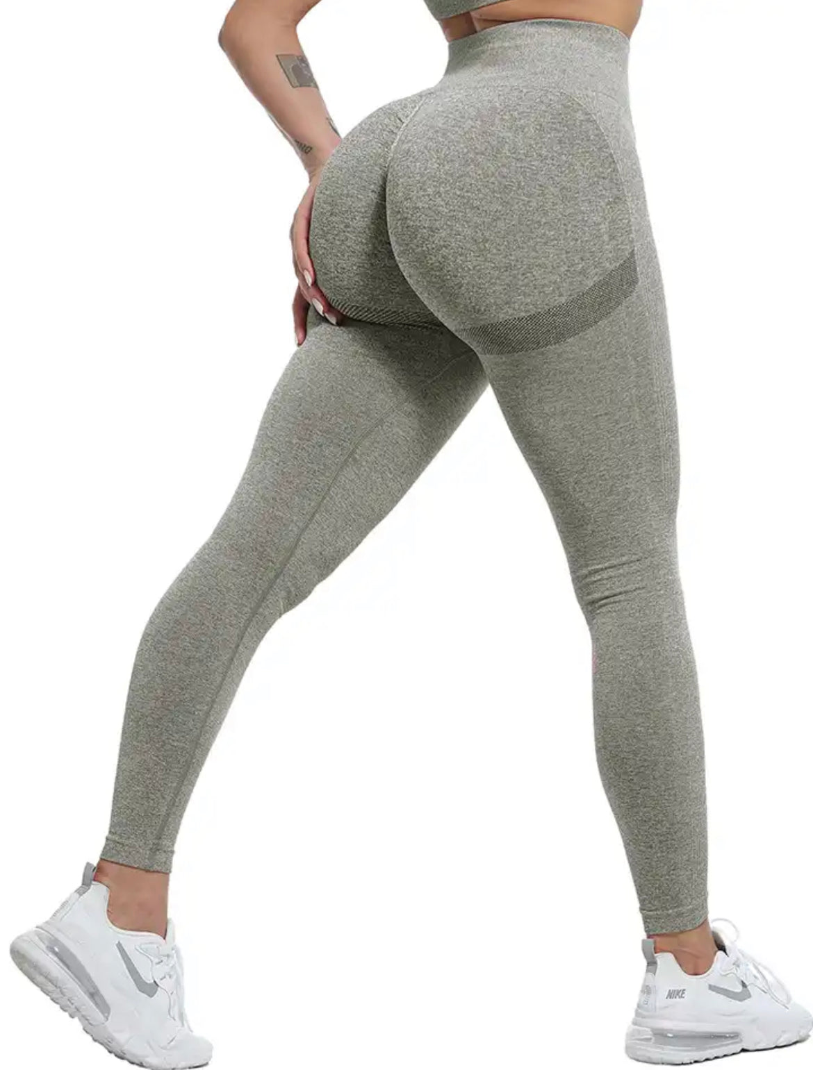 -LEGGINGS DEPORTIVOS MUJER VERDE