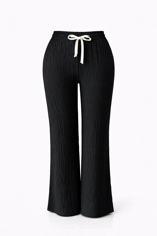-COMFORT ZOMERBROEK -ZWART LUCHTIG -ONESIZE