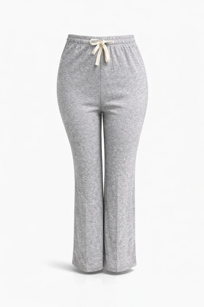 -COMFORT JOGGINGBROEK -GRIJS SPARKLE