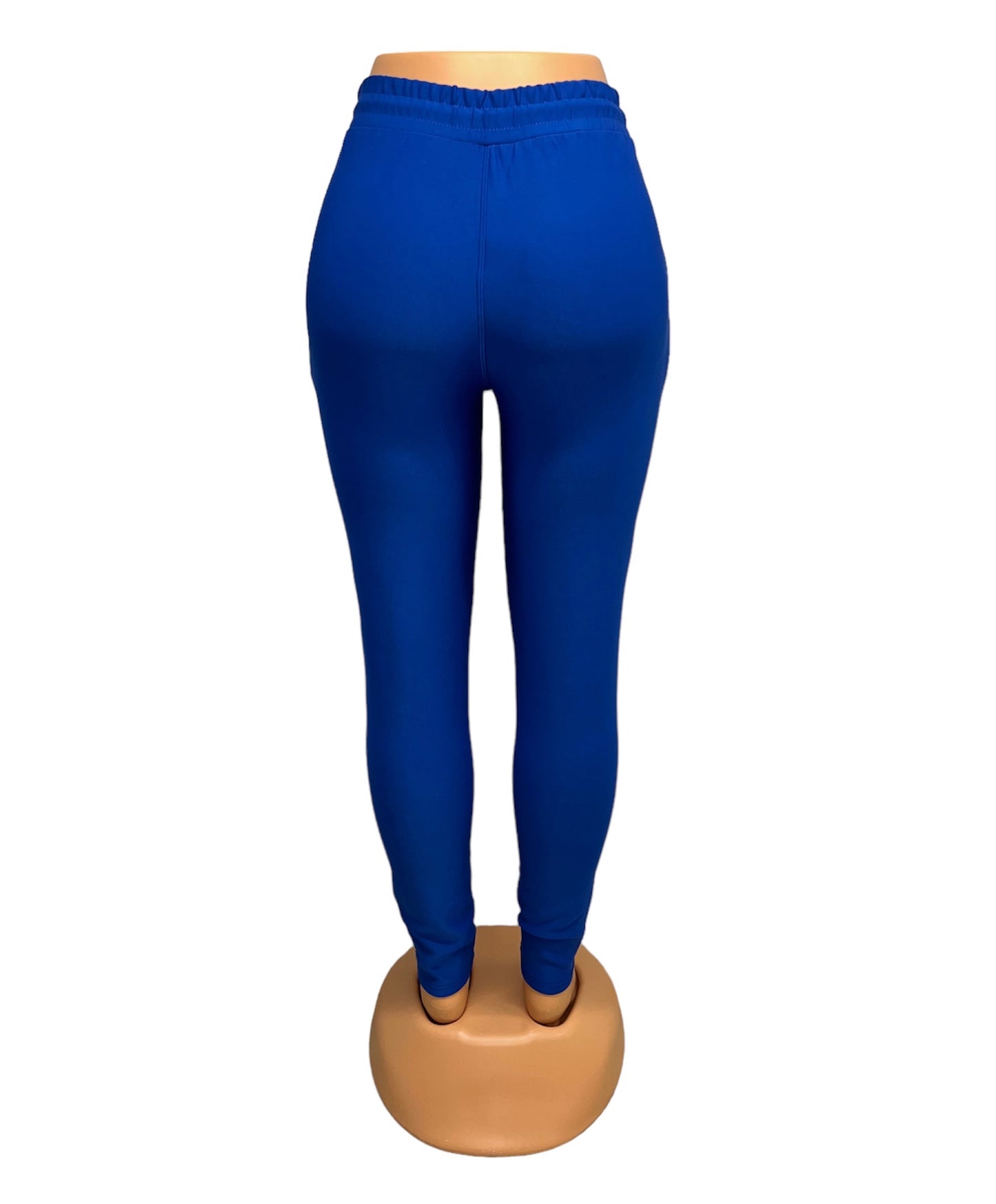 -COMFORTBROEK ROYAL BLAUW MET VETERS