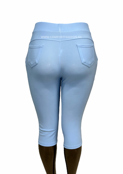 -COMFORTBROEK CAPRI BABYBLAUW