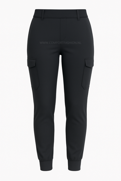 R266- COMFORTBROEK CARGO DONKERGRIJS