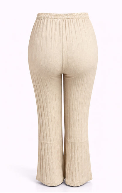 -COMFORT ZOMERBROEK -BEIGE LUCHTIG -ONESIZE