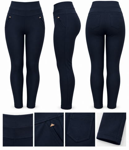 SALE- R216-COMFORTBROEK DONKERBLAUW