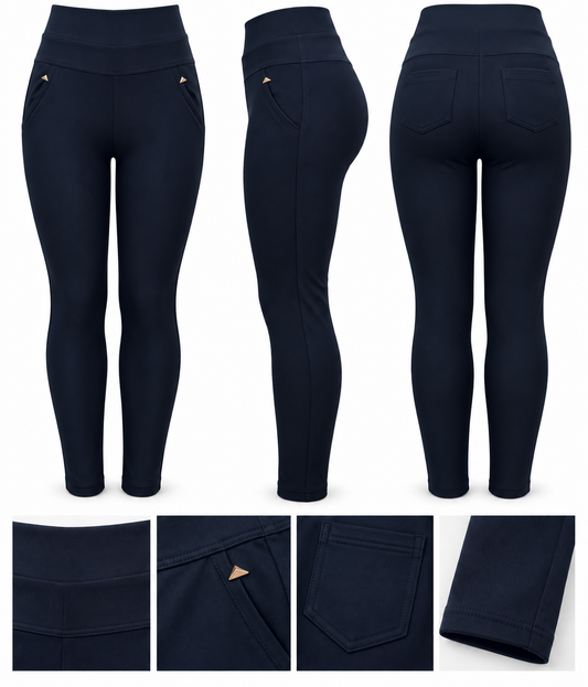 SALE- R216-COMFORTBROEK DONKERBLAUW