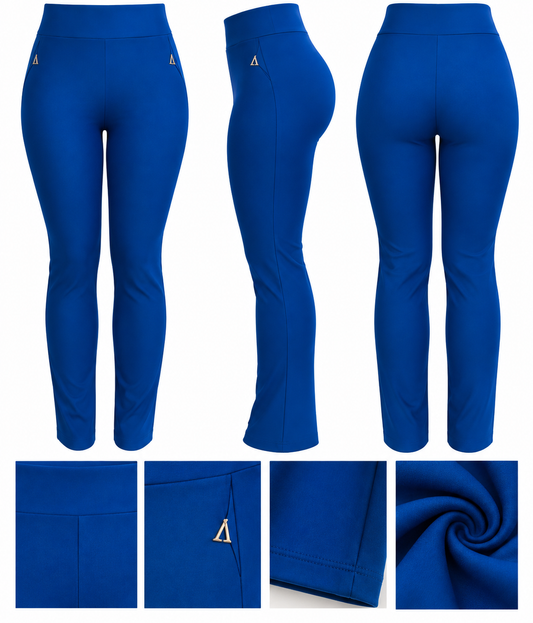 SALE -COMFORTBROEK ROYAL BLAUW