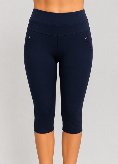 -PANTALÓN CONFORT CAPRI AZUL OSCURO