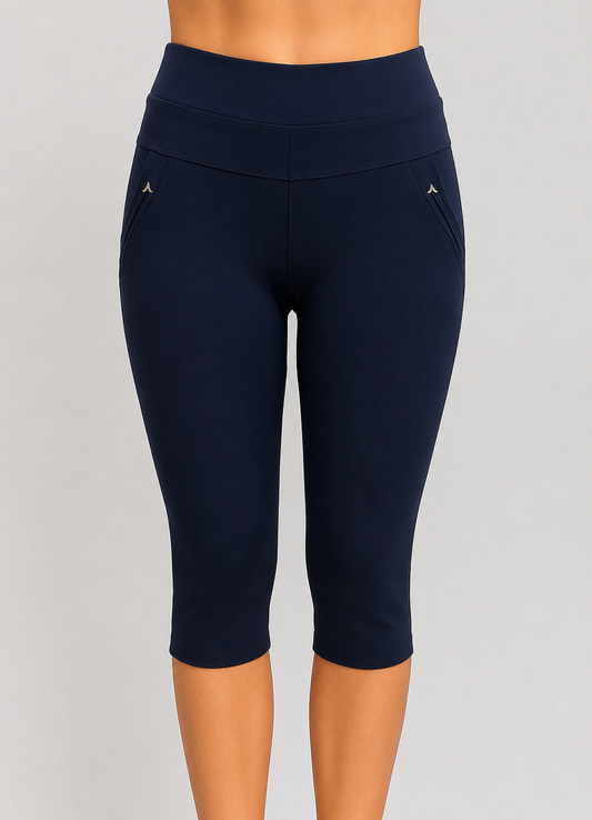 -PANTALÓN CONFORT CAPRI AZUL OSCURO
