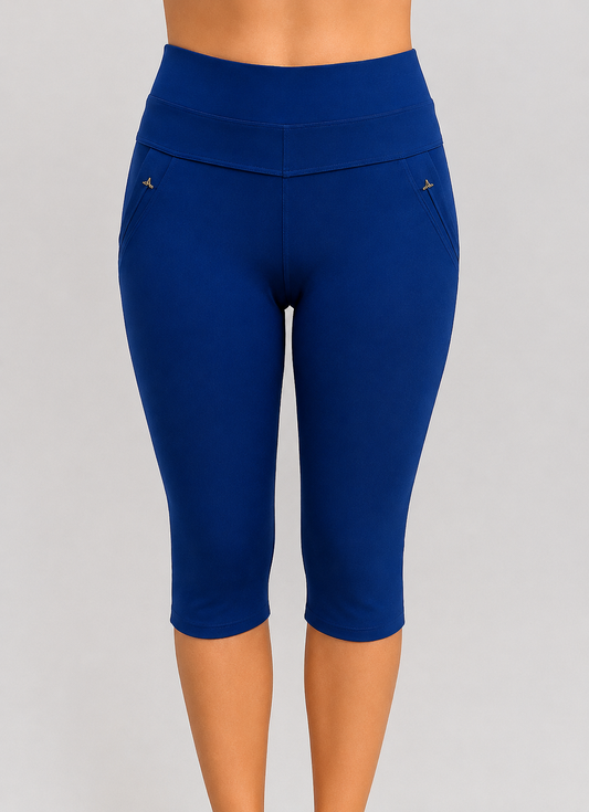 -PANTALÓN CONFORT CAPRI AZUL REAL