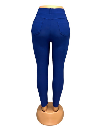 -COMFORT PANTS ROYAL BLUE